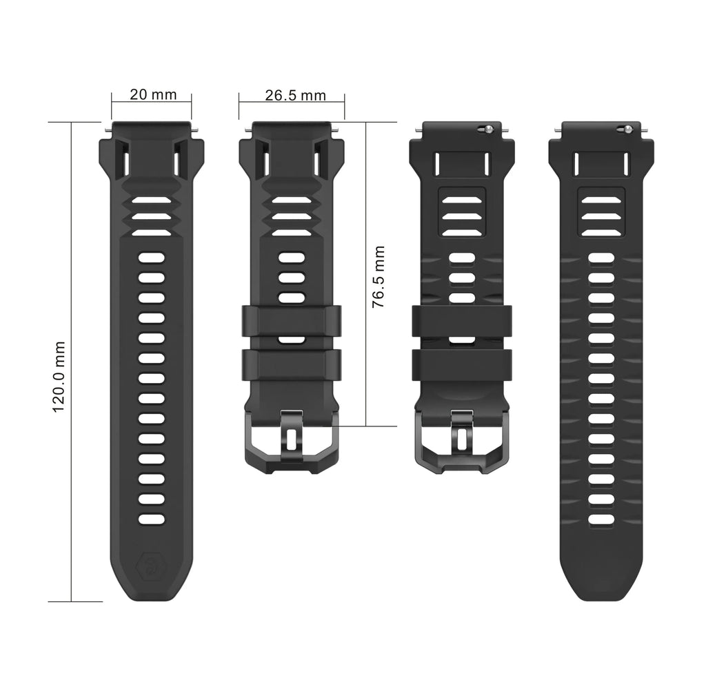 Amazfit T-Rex 3 Pro 44mm Silicone Strap & Protective Case