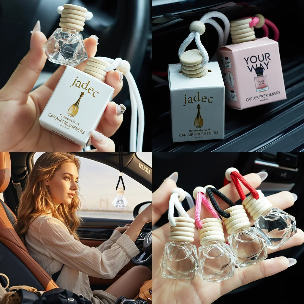 Perfume Bottle Car Air Freshener – Long-Lasting Scent