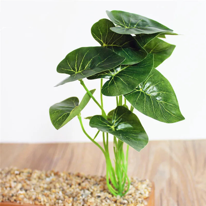Artificial Silk Turtle Leaf | DIY Wall & Home Garden Decor