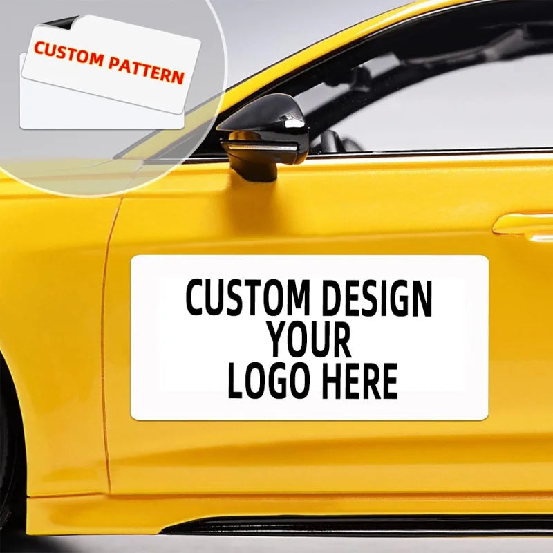 Custom Magnetic Car Signs & Vinyl Stickers – Design Your Own