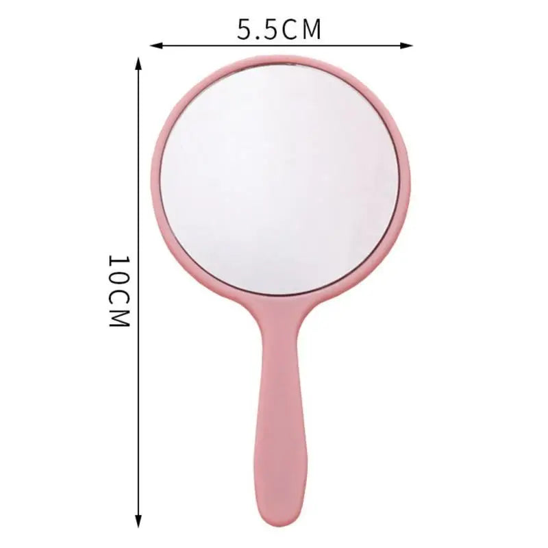 Handheld Round Makeup Mirror | Portable Vanity Mirror Gift