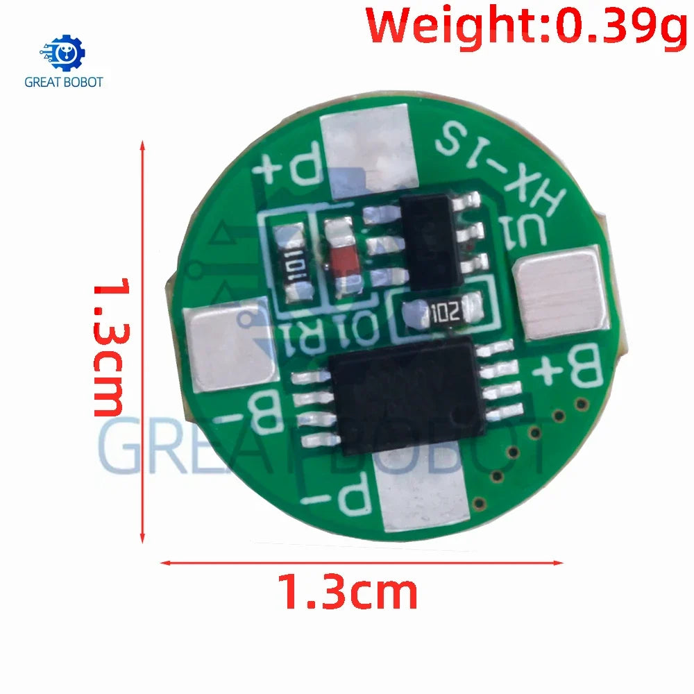 1S 3.7V LiPo Battery Charger Board 2.5A with BMS Protection Module