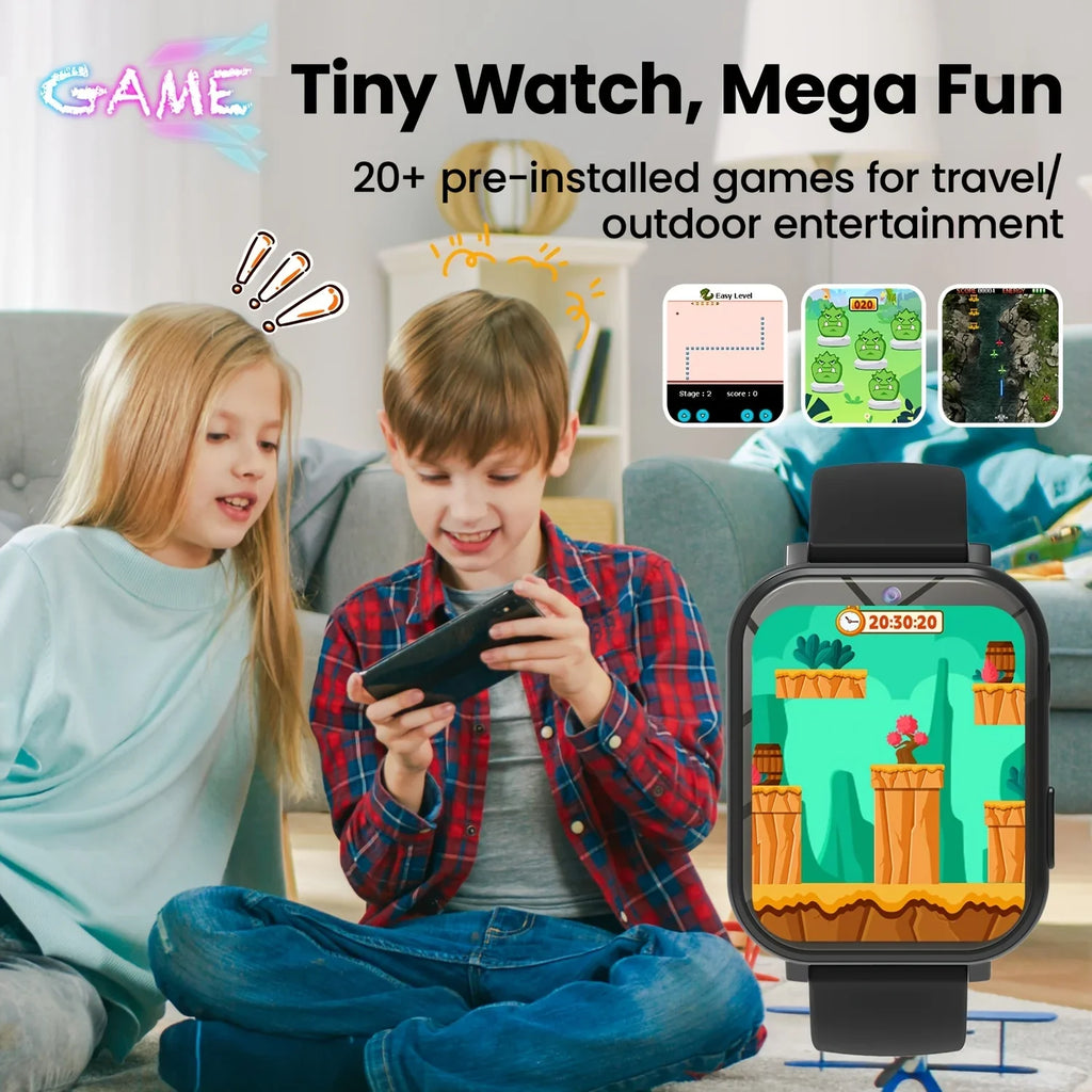 Kids' Smartwatch – 18 Games, Camera, LED Light & Pedometer