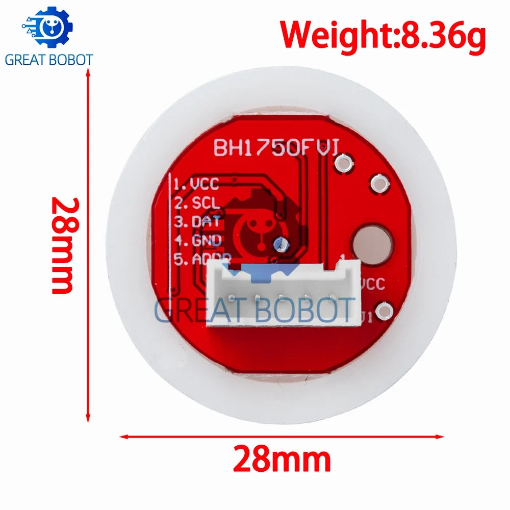 BH1750FVI Light Intensity Sensor Module for Arduino