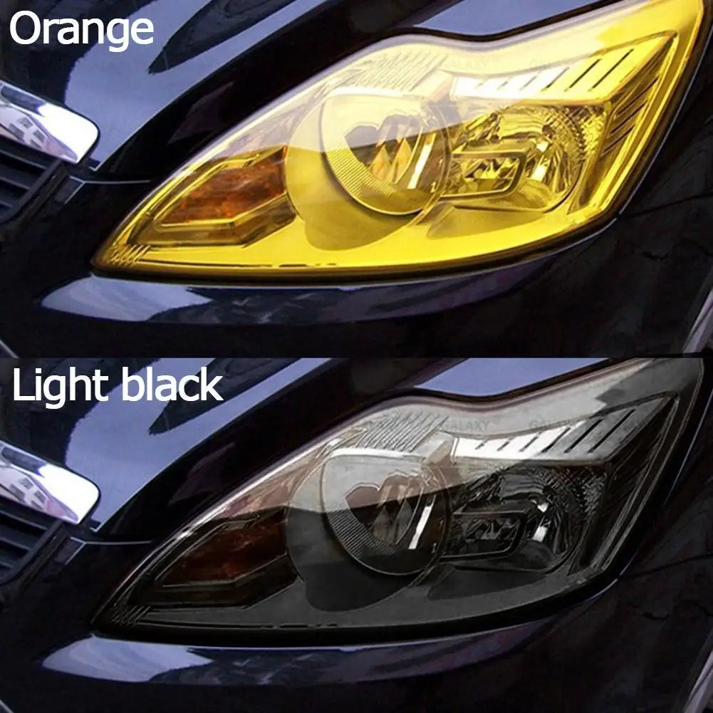 Car Motorcycle Headlight Tint Fog Light Taillight Smoke Vinyl Film