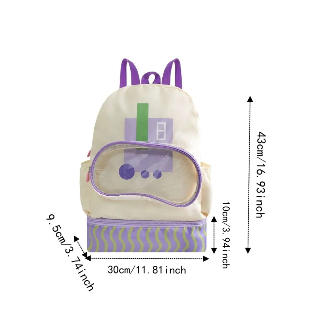 Kids Waterproof Swim Bag – Wet Dry Separation Backpack