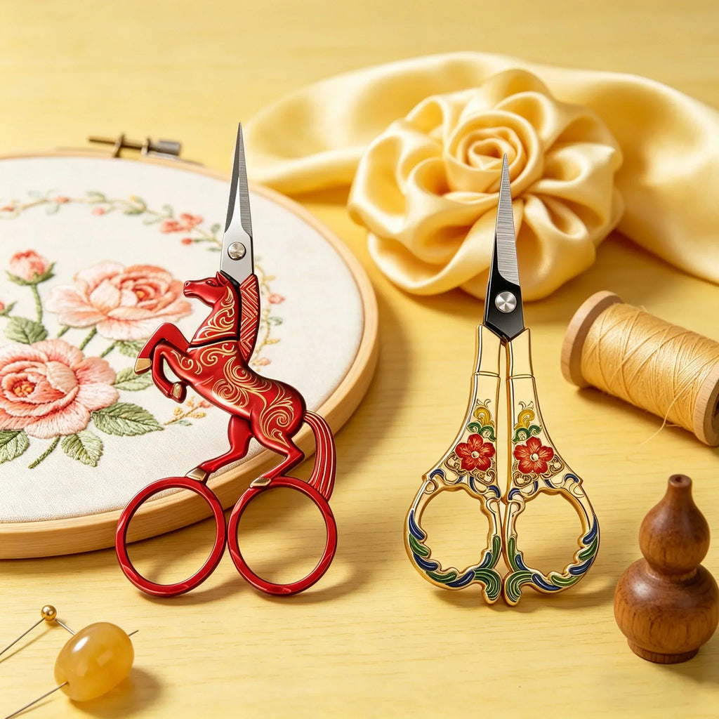 Horse Shaped Embroidery Scissors – Stainless Steel Sewing Shears