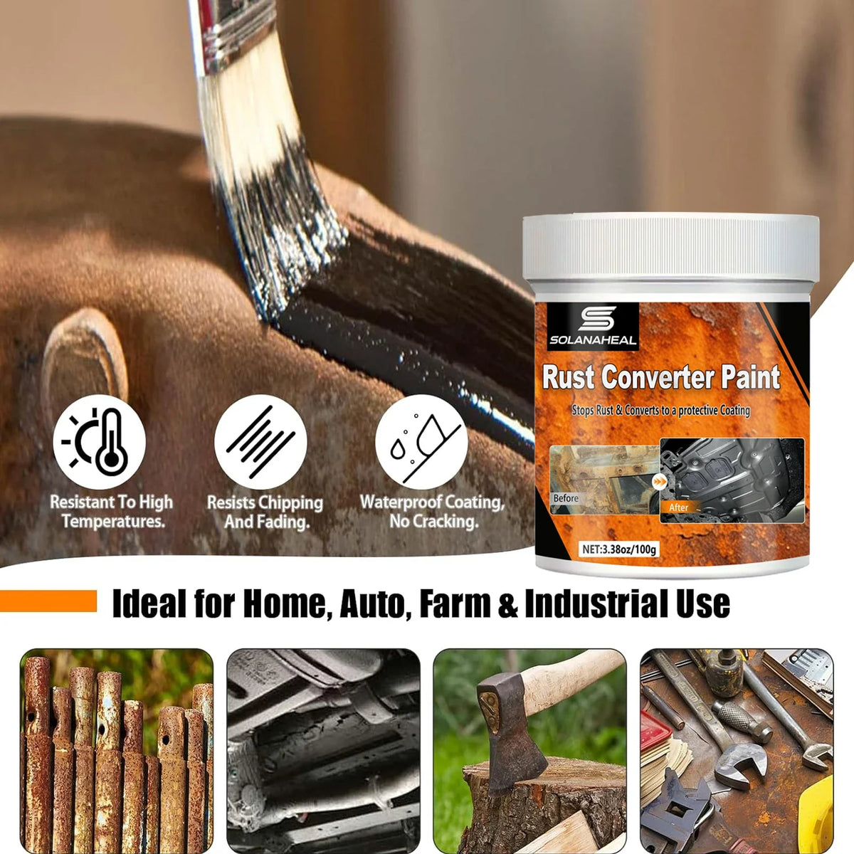 Rust Converter & Metal Primer – Anti-Rust Protective Coating