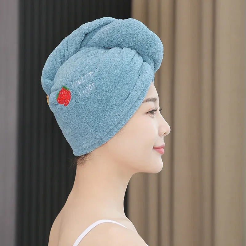 Microfiber Quick-Dry Hair Towel – Anti-Frizz Wrap for Women