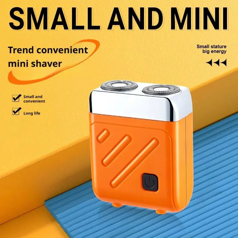 Portable Mini Rotary Electric Shaver for Men – USB-C Rechargeable