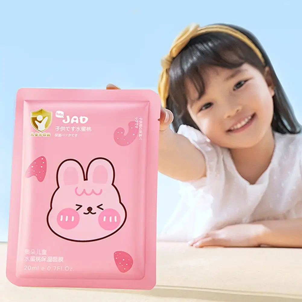 Kids Animal Sheet Masks 5-Pack – Gentle Moisturizing Facial Mask