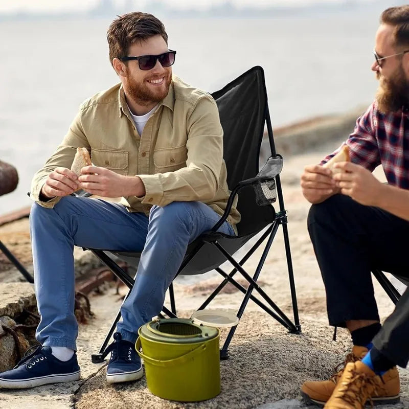 Portable Foldable Camping Lounge Chair – Outdoor Armchair