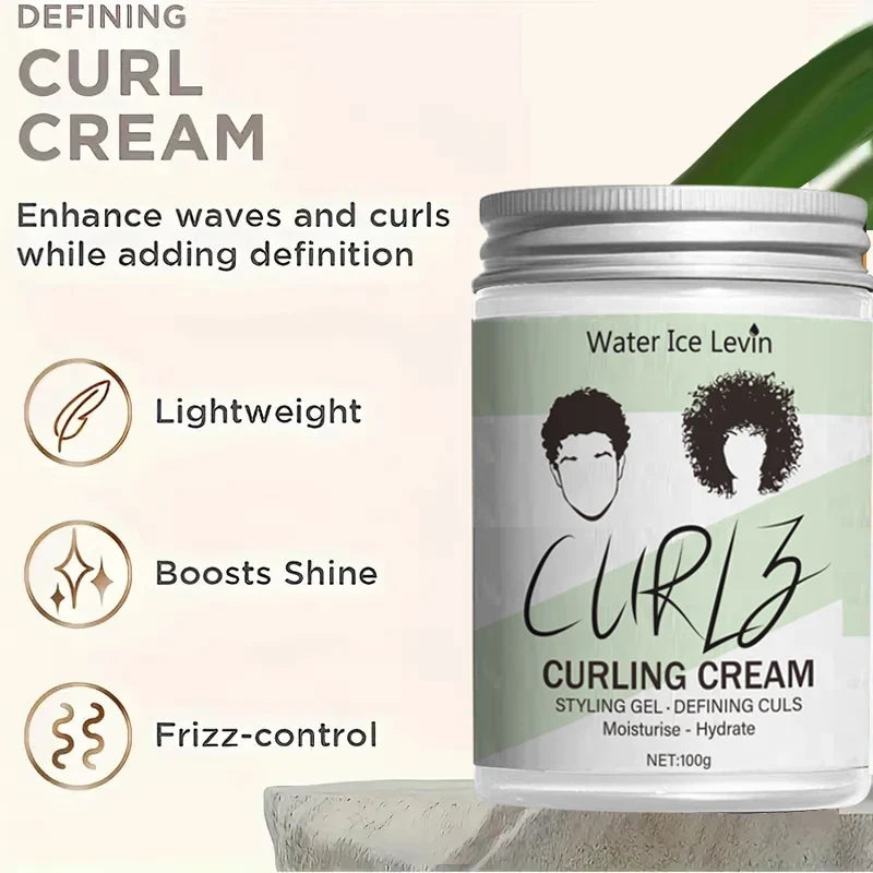 Curly Hair Styling Cream – Moisturizing, Hydrating & Shine