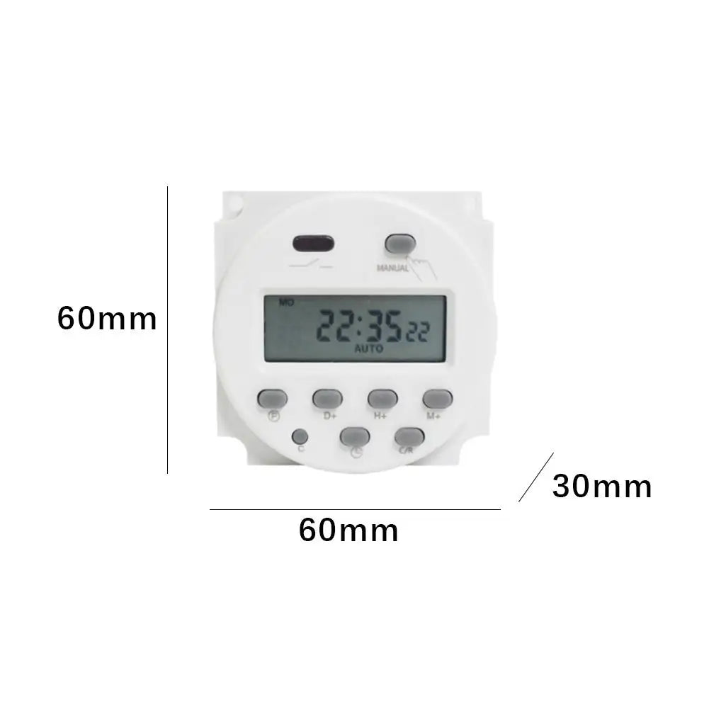 CN101A Digital Programmable Timer Switch – 17 On/Off Programs