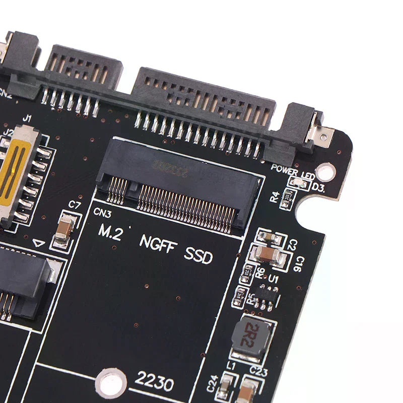 SATA 60Gbps M2 NGFF SSD MSATA Adapter M 2 Hard Disk Board