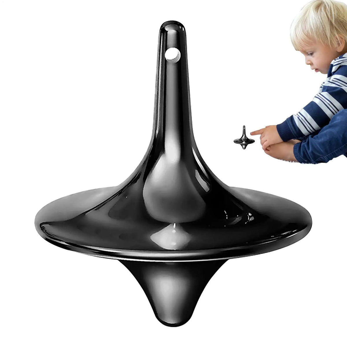 Metal Gyro Spinning Top Fidget Toy – Alloy Gyroscope for Kids