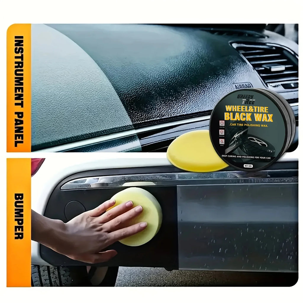 Tire & Wheel Shine Wax – Gloss Protection for Rubber & Vinyl