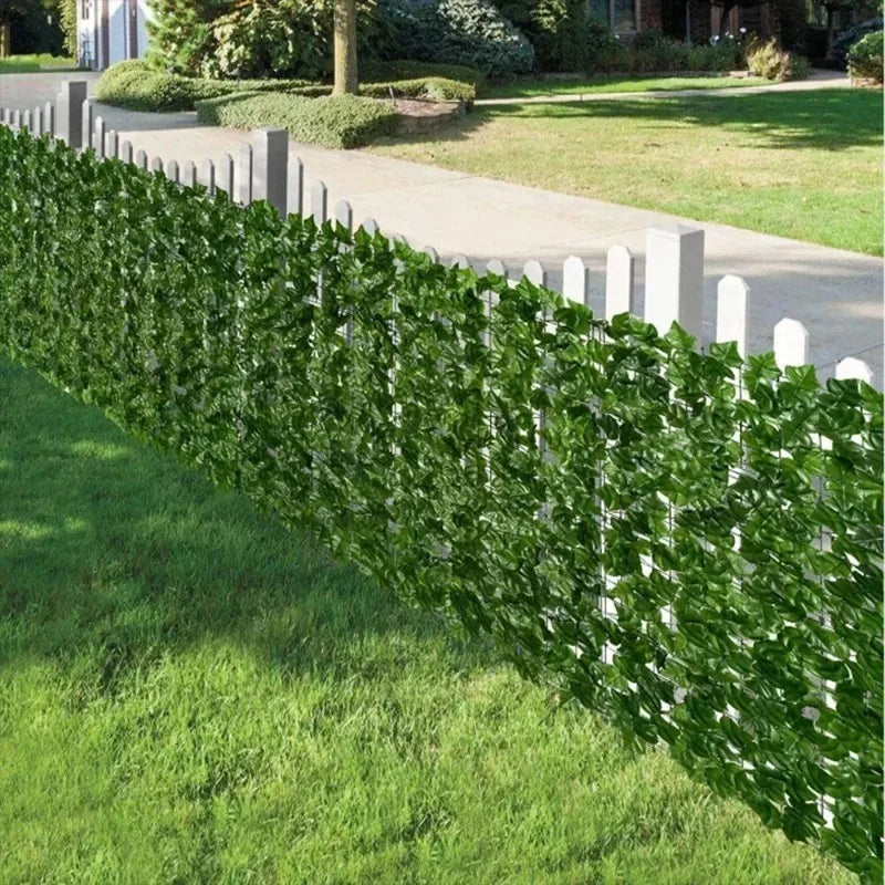 Artificial Ivy Hedge Panel 1×3m | Faux Privacy Fence Screen