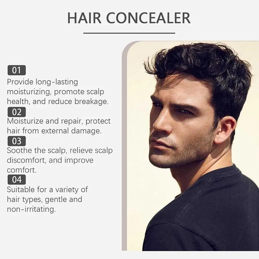 Hair Concealer Powder – Root Cover Up for Bald Spots & Gray