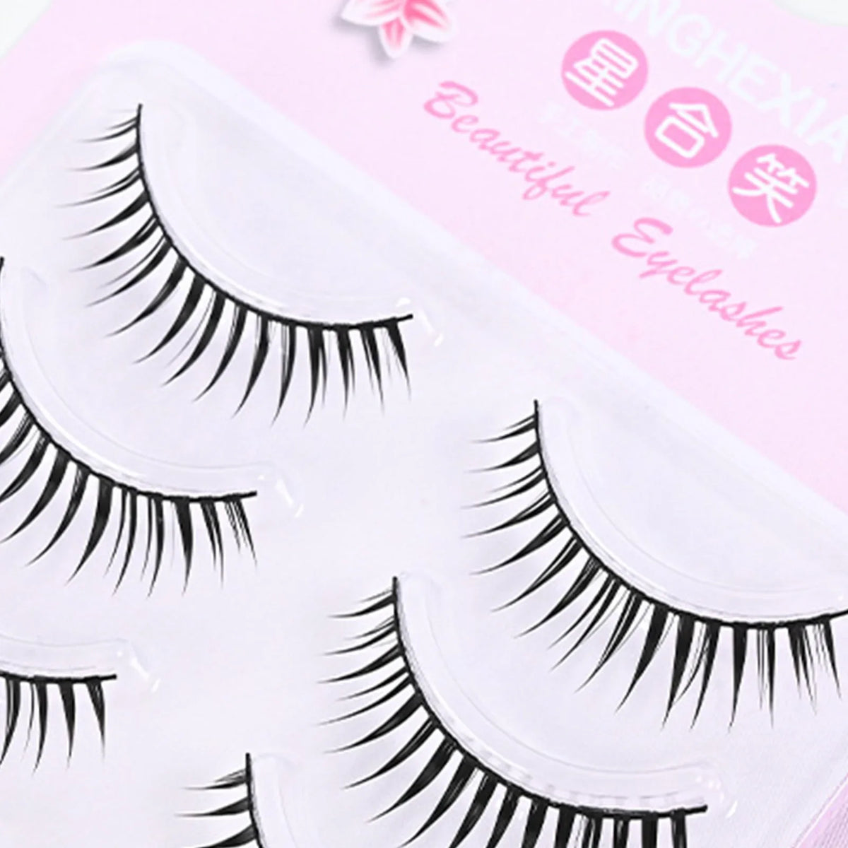 5 Pairs Wispy False Eyelashes – Fluffy Manga Cat Eye Lashes