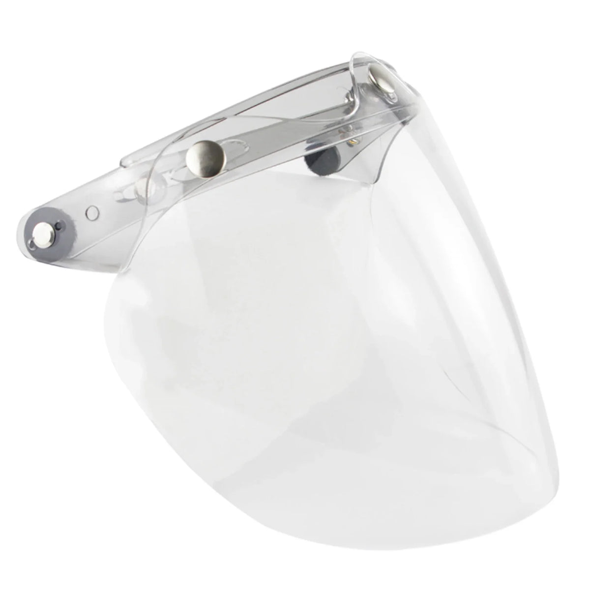 3-Snap Bubble Visor Open Face Motorcycle Helmet | Anti-UV Lens