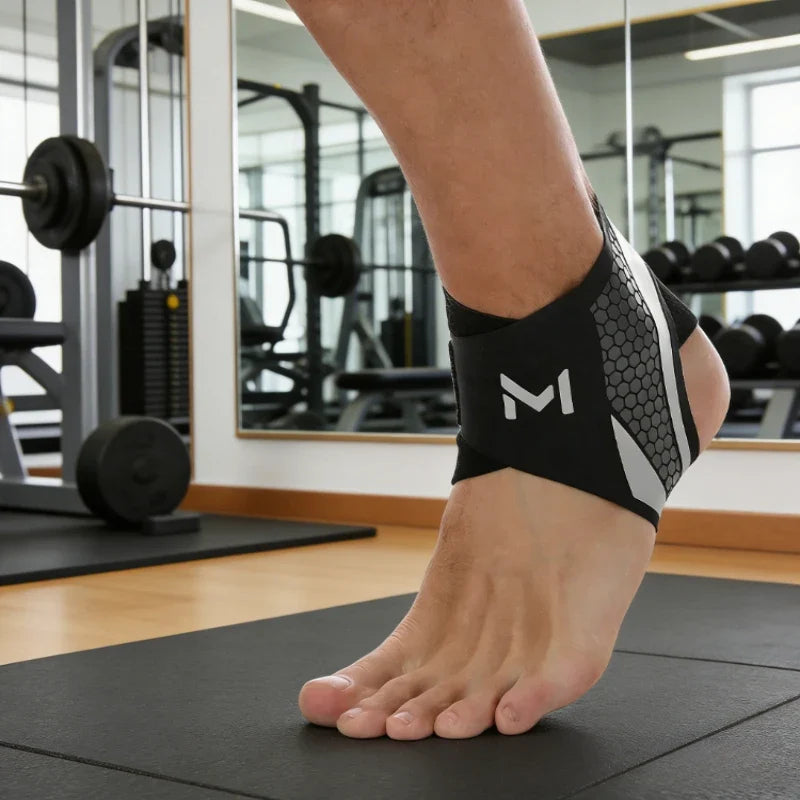 Adjustable Compression Ankle Brace | Sports Support Breathable