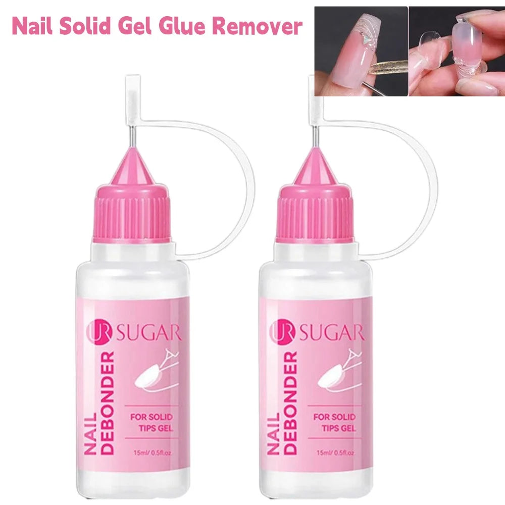 Nail Solid Gel Glue Remover Debonder Fast Dissolve Liquid Fake Tips