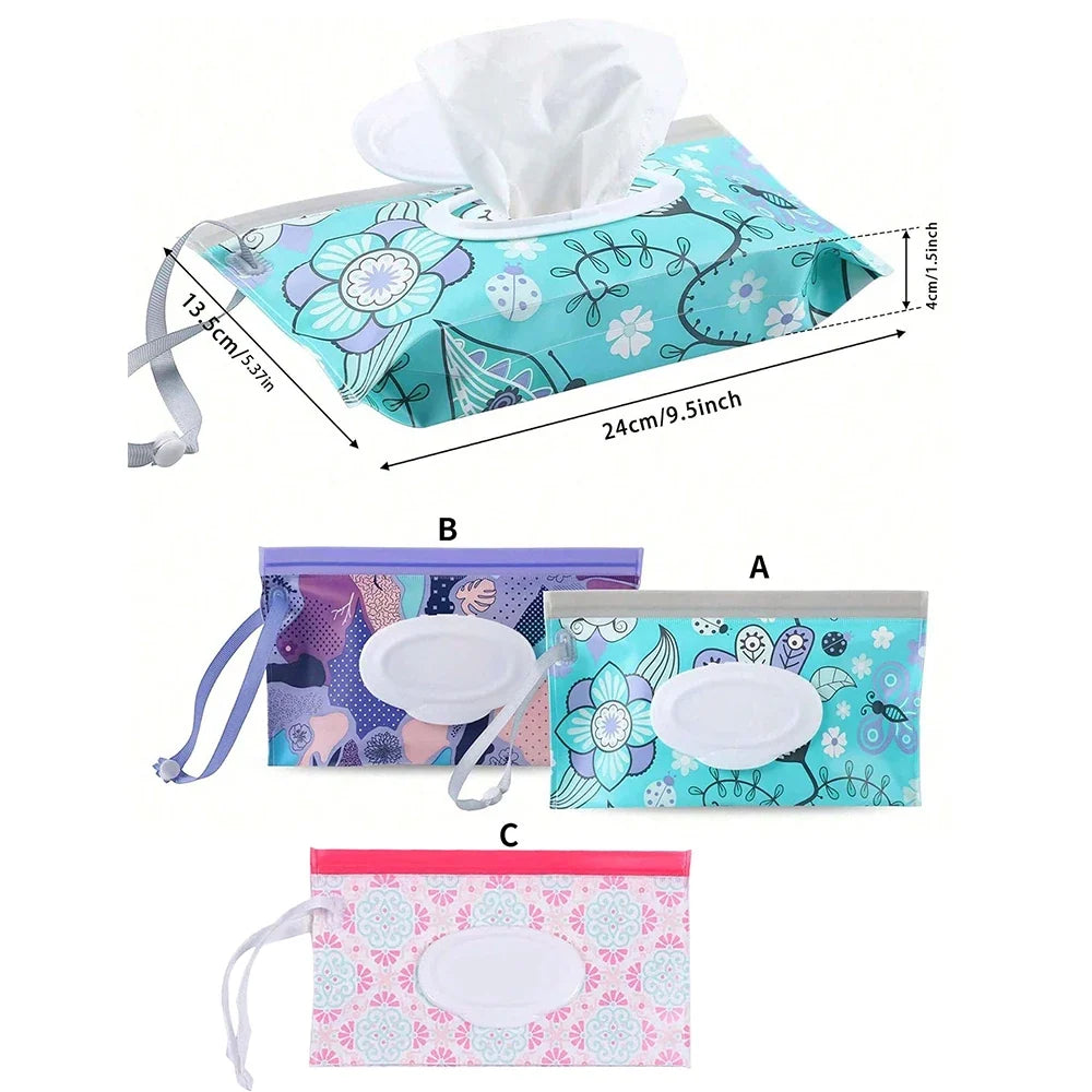 Portable Refillable Wet Wipes Dispenser Box | Baby & Travel