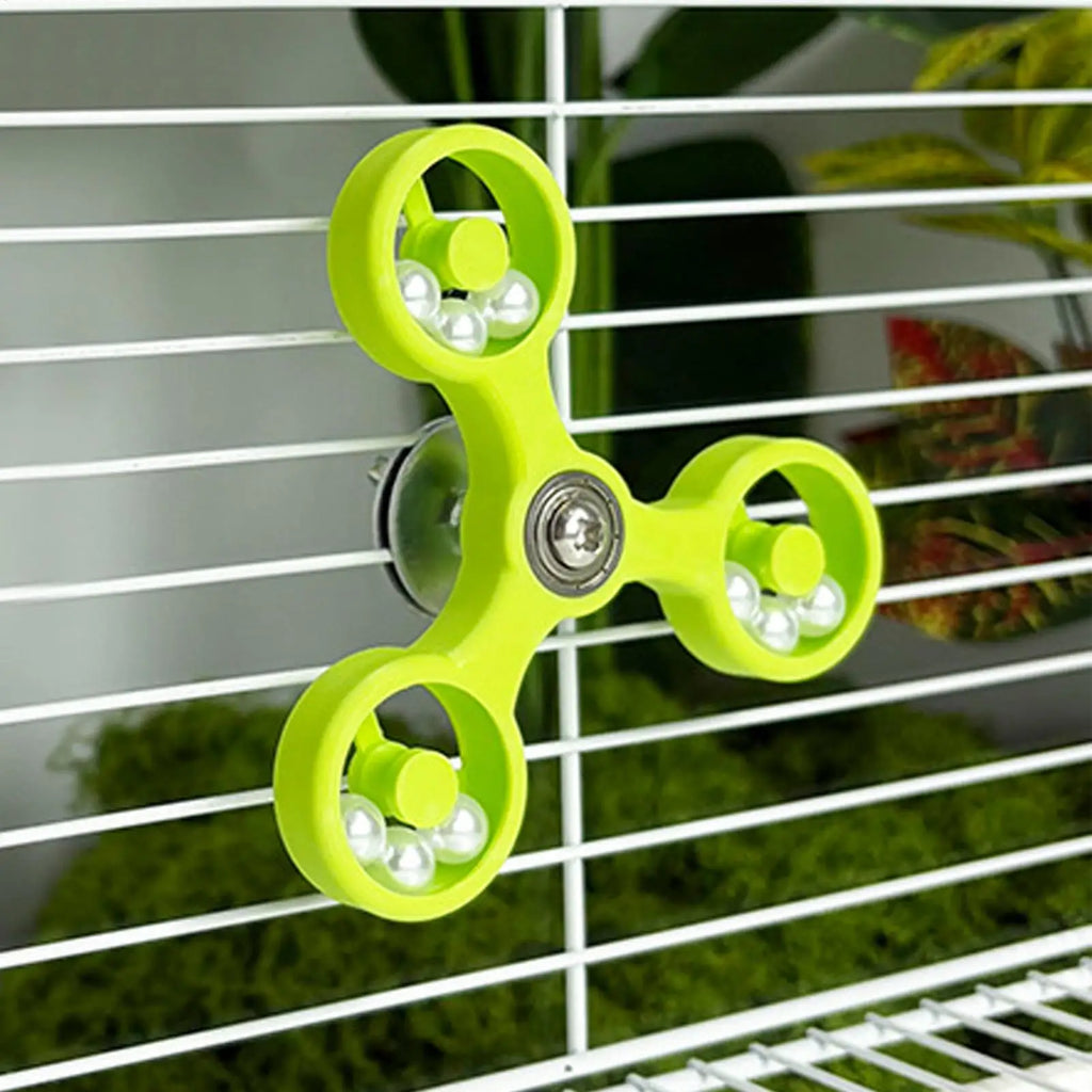 Interactive Rotating Spinner Wheel Bird Toy | Parrots & Parakeets