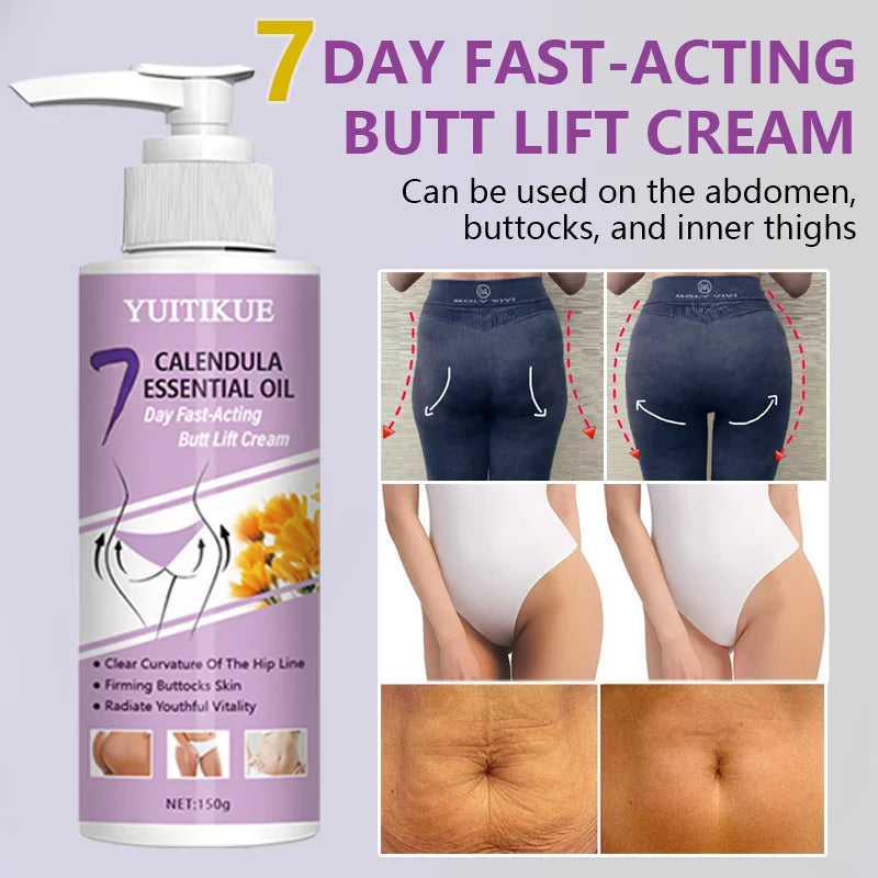 YUITIKUE Butt Lift Firming Cream 150g – Calendula, Collagen & Retinol