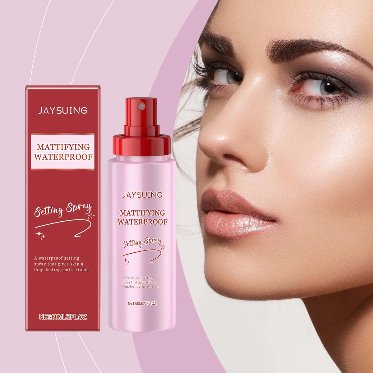 Jaysuing Matte Makeup Setting Spray – Waterproof & Oil Control