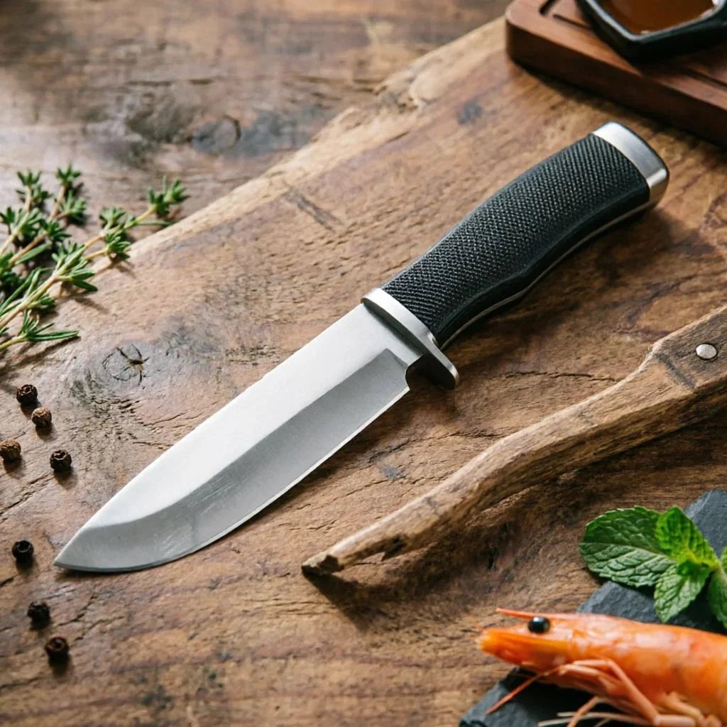 Handmade Stainless Steel Cleaver Boning Knife for BBQ