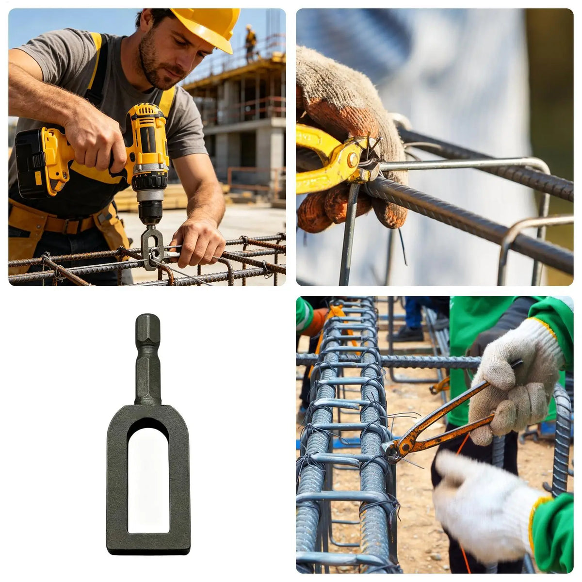Wire Twister Drill Bit – Hex Cable Tying Tool for Fencing