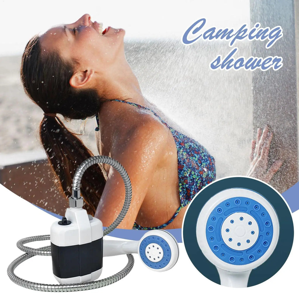 Camping Shower Rechargeable Outdoor Handheld Pet Washing Device