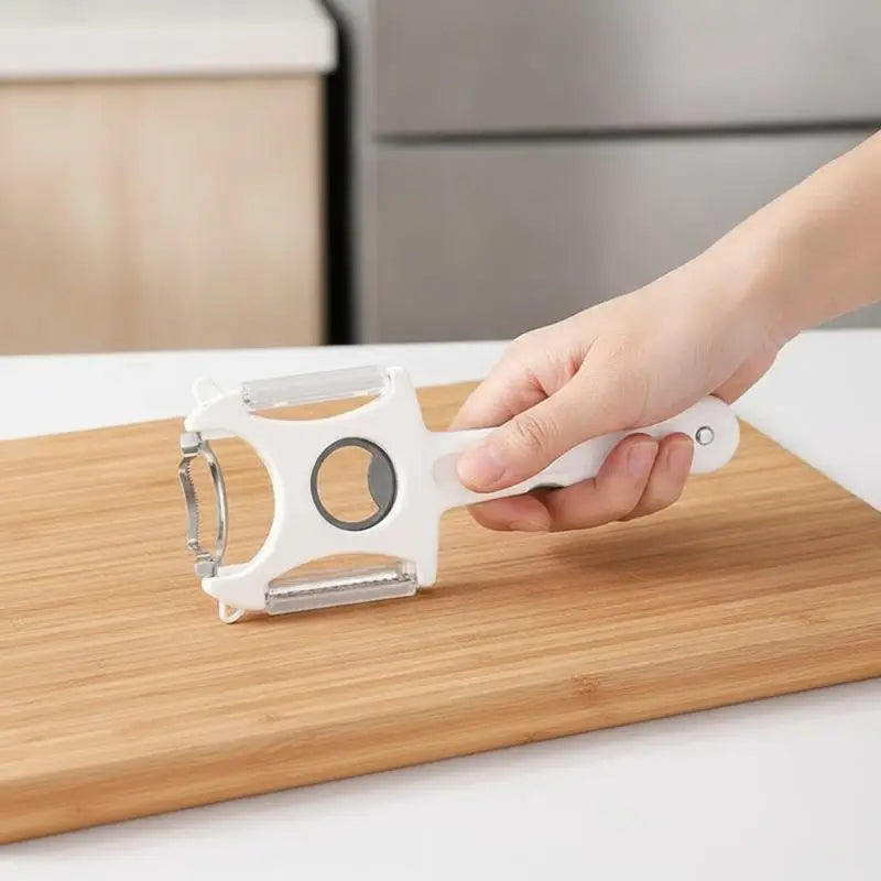 1 Creative Stainless Steel Fruit Peeler Handheld Vegetable Peeling