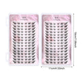 DIY Cluster False Eyelashes Fox-Style Natural Volume 8-12mm