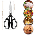 Professional Stainless Steel Kitchen Scissors & Food Shears
