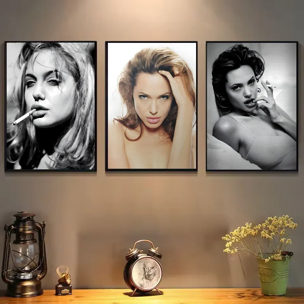 Angelina Jolie HD Poster – Waterproof PVC Wall Art Decor