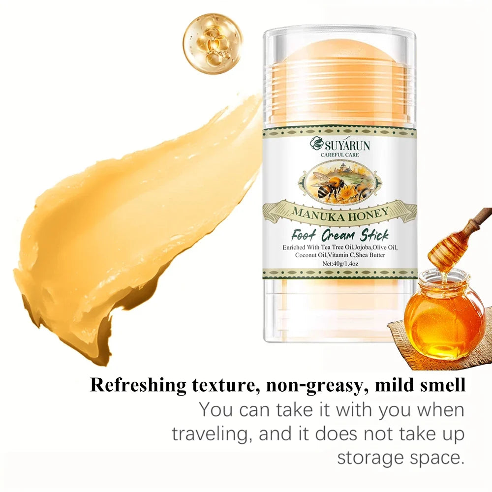 SUYARUN Honey Face & Foot Cream Stick for Dry Rough Skin