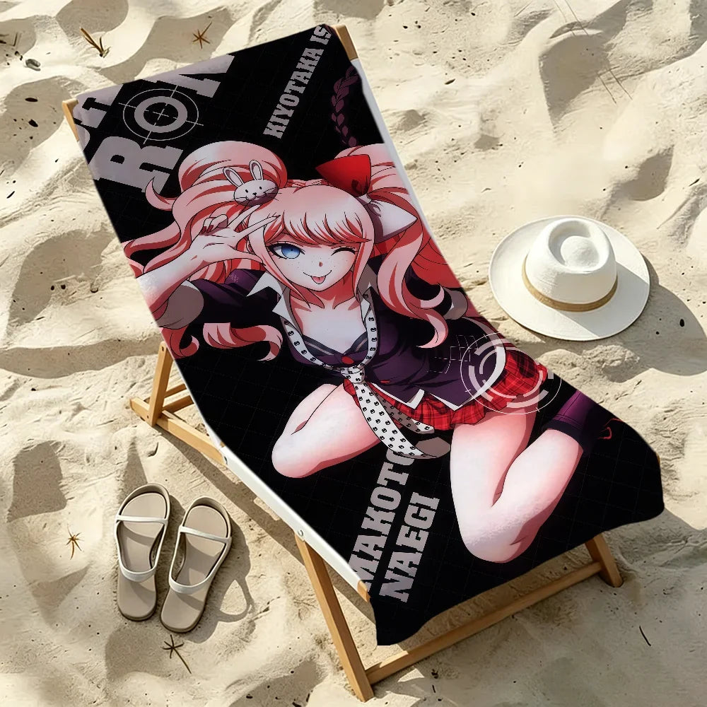 Danganronpa Anime Quick-Dry Beach Towel | Soft Microfiber