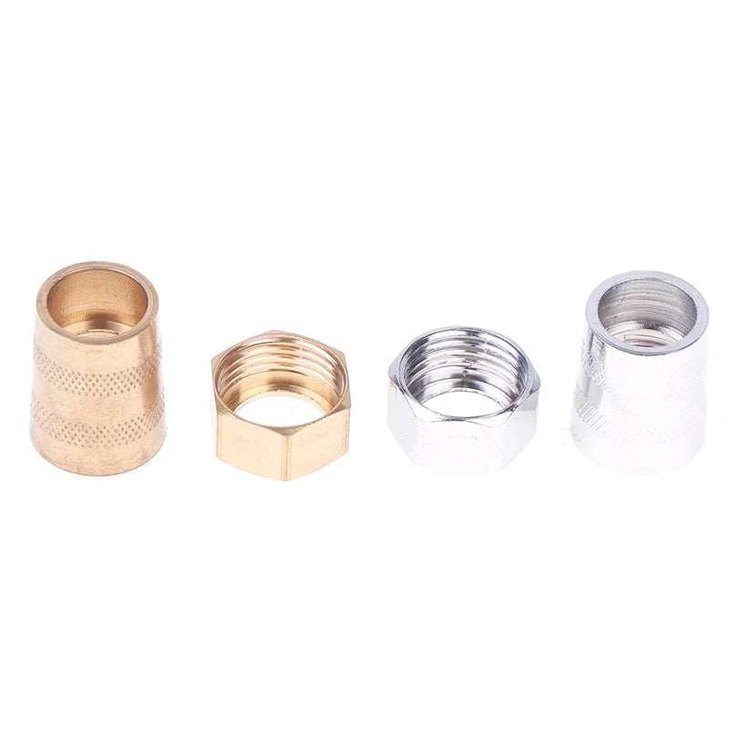 Shower Hose Nut Connector – Zinc Alloy Water Inlet Pipe Cap