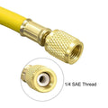 1/4 SAE AC Charging Hose 800PSI Flexible Brass Connectors