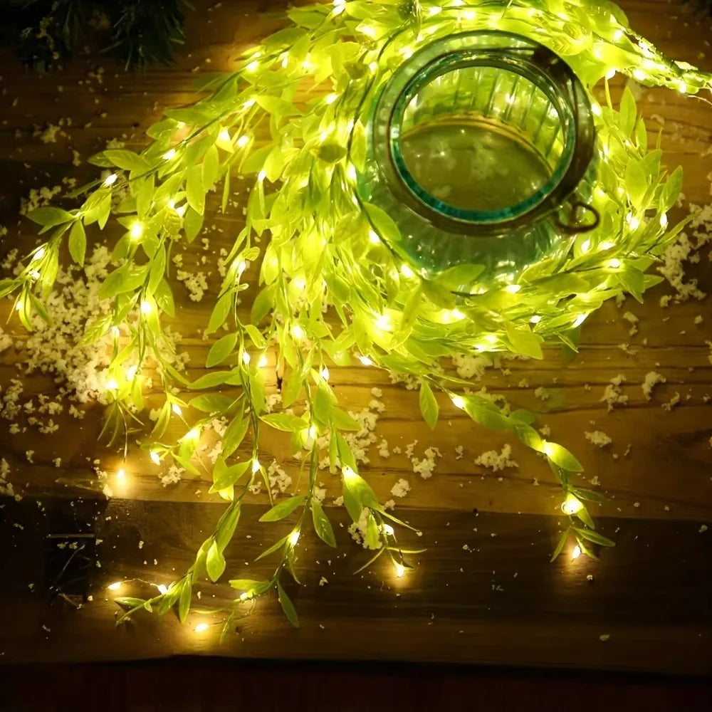 2M 20 LED Willow Fairy Light Vine – Artificial Flower Decor