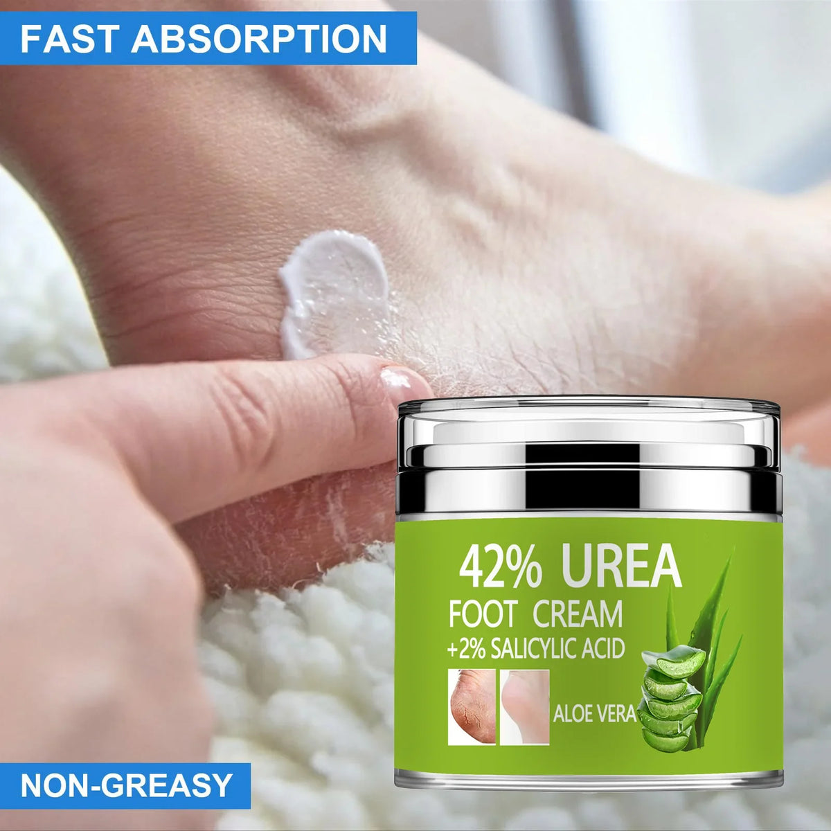 Urea Cream 42 Salicylic Acid 2 Lavender Foot Dry Cracked Heels