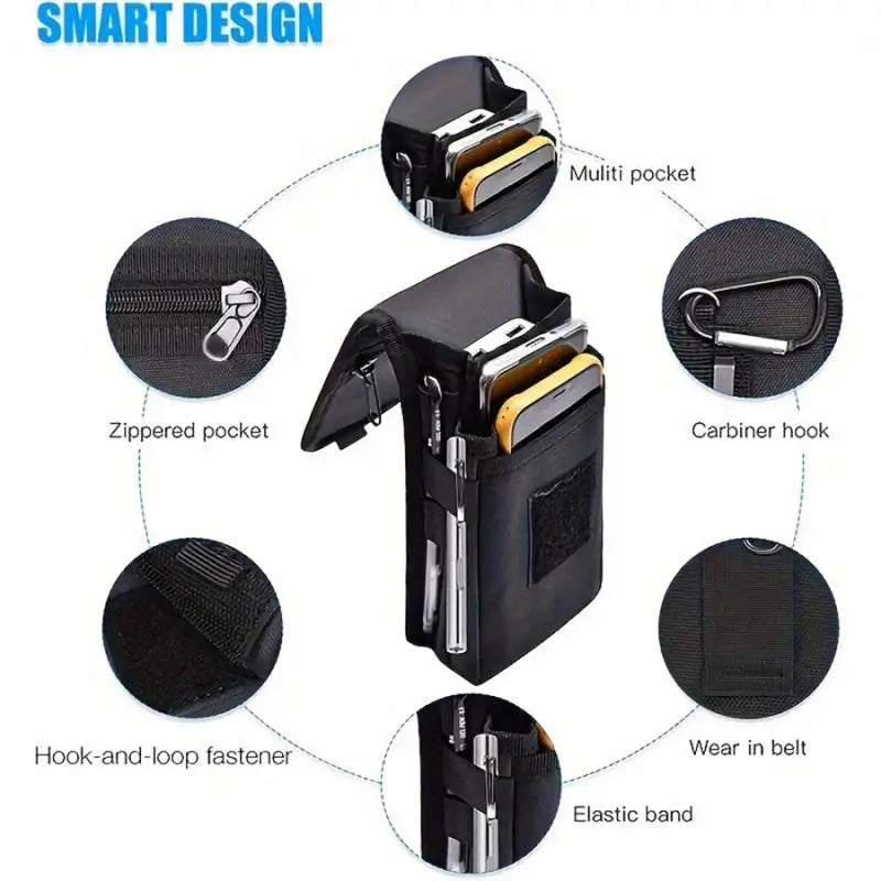Multi-purpose Large Screen Mobile Phone Bag Casual Waist Daily Coin
