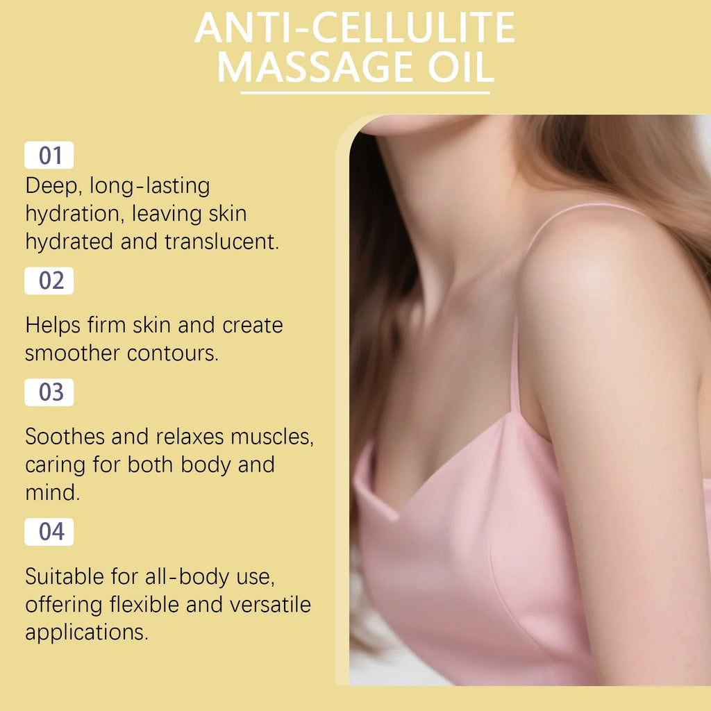 Body Firming Oil Anti Cellulite Improve Sagging Tightening Nourishing