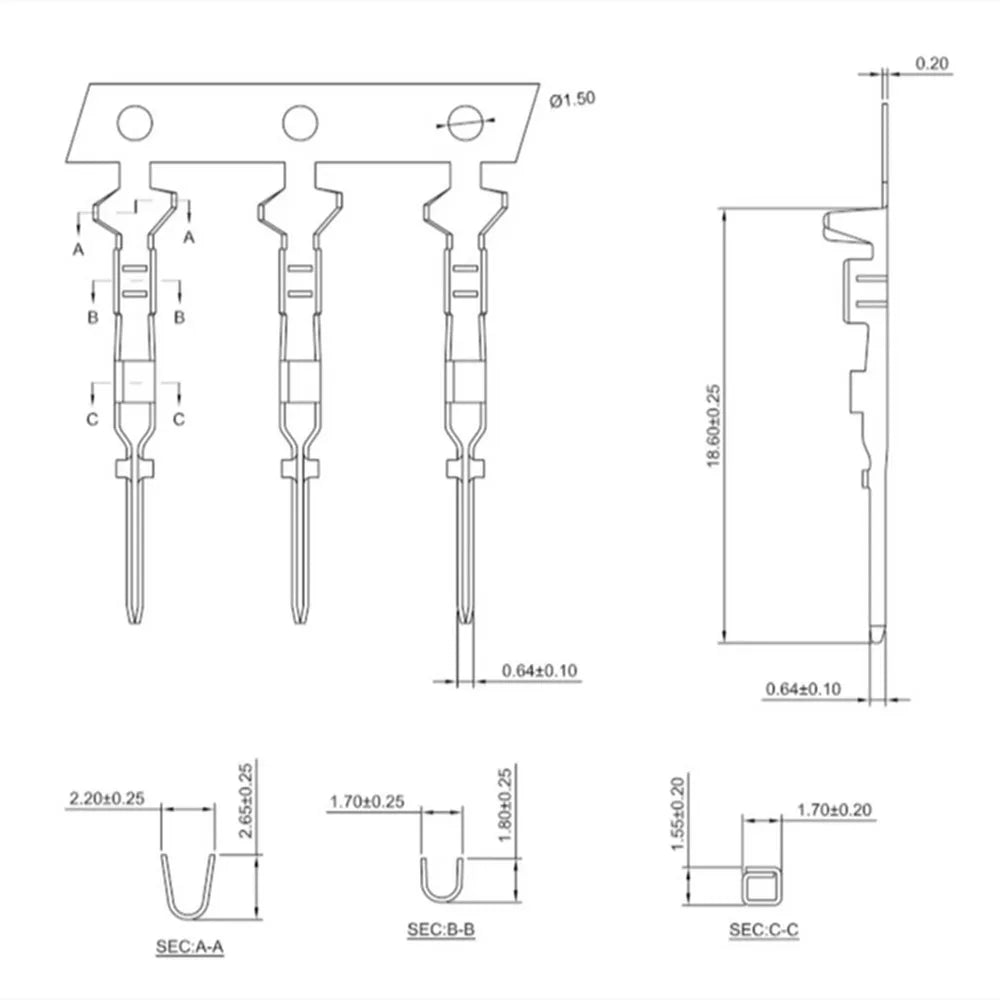 Dupont Jumper Wire Cable Pin Connector Terminal Female Male Housing