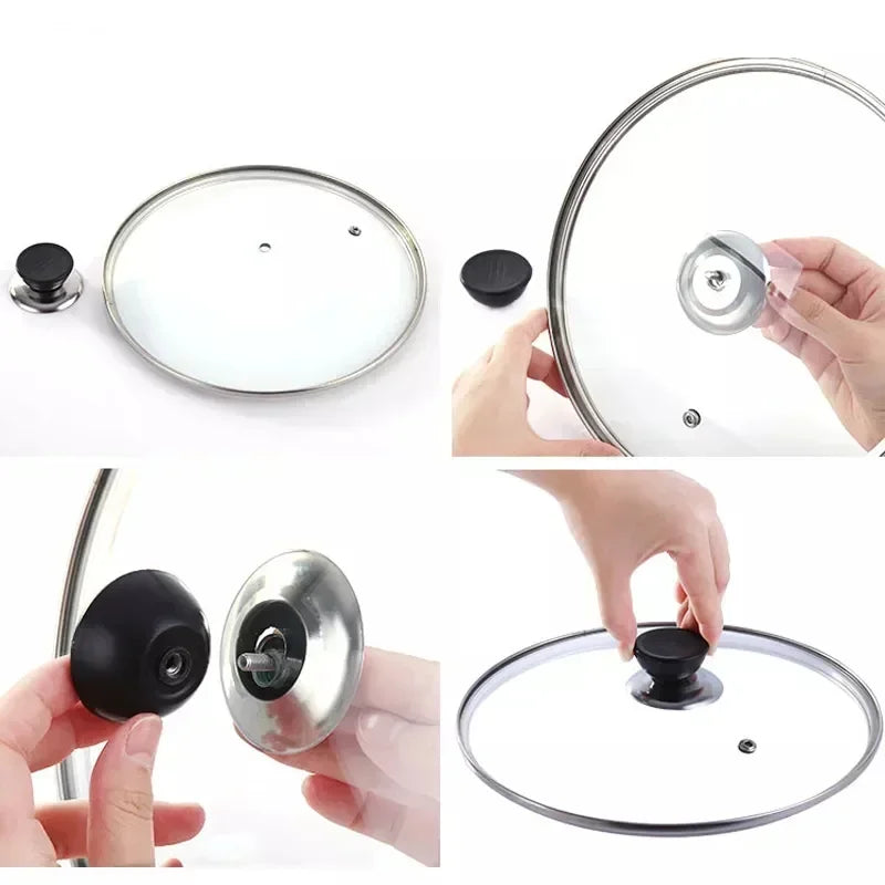 Universal Pot Lid Replacement Knob | Fits 6–10mm | 2/4 Pack