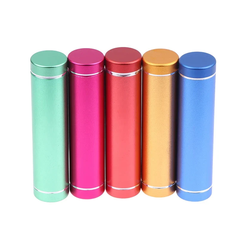 Versatile 18650 Power Bank Case Cylindrical Aluminum Alloy