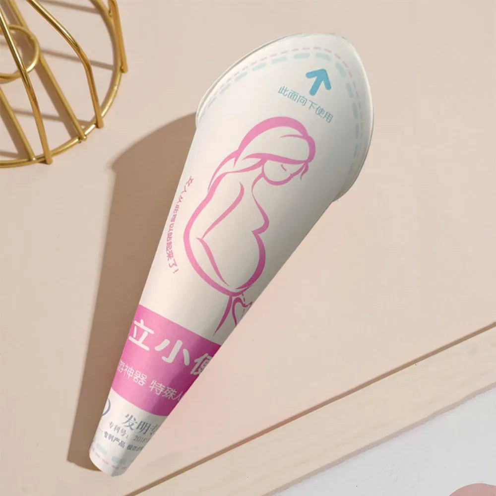 12 Emergency Disposable Female Urination Device Leak-proof Foldable